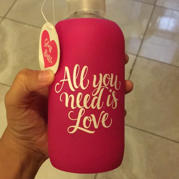 Other - ❤️5/25$❤️All you need is love Glass Bottle